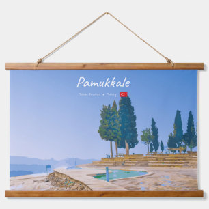 Tapisserie Suspendue Pamukkale, Turquie - Piscines thermales
