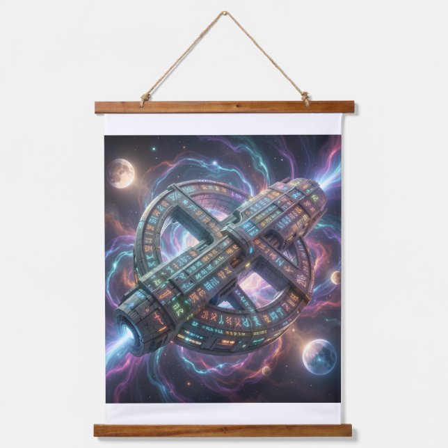 Tapisserie Suspendue Parcours Stellaire – Voyage à travers l'Univers´8 (Recto)