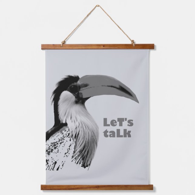 Tapisserie Suspendue Parlons (Recto)