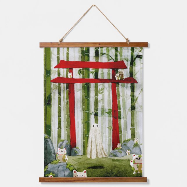 Tapisserie Suspendue Passerelle oubliée (Recto)