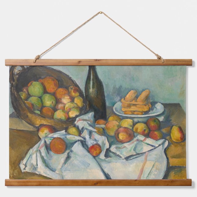 Tapisserie Suspendue Paul Cezanne - Le panier des pommes (Devant)