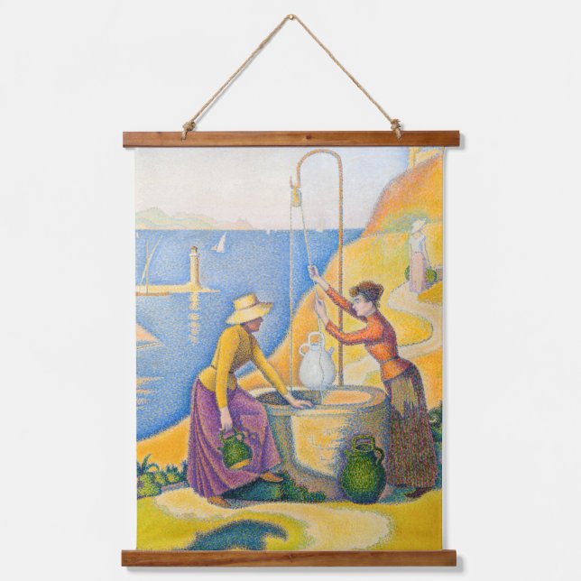 Tapisserie Suspendue Paul Signac - Femmes dans le puits (Recto)