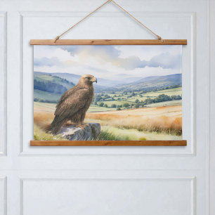 Tapisserie Suspendue Paysage Aigle Royal Faune Oiseau de Proie