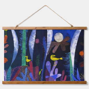 Tapisserie Suspendue Paysage aux oiseaux jaunes, Paul Klee