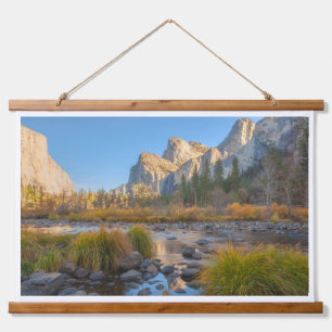Tapisserie Suspendue Paysage montagneux de la vallée de Yosemite en soi