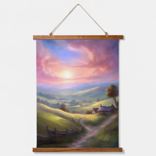 Tapisserie Suspendue Paysage serein Sunrise Paysage paisible Art