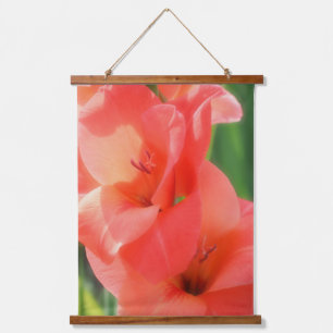Tapisserie Suspendue Pêcher la fleur de gladiolus gros