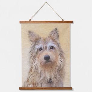 Tapisserie Suspendue Peinture Berger Picard - Joli art original chien