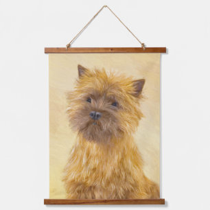 Tapisserie Suspendue Peinture de Cairn Terrier - Cute Original Chien Ar