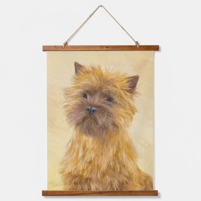 Tapisserie Suspendue Peinture de Cairn Terrier - Cute Original Chien Ar (Recto)
