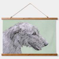 Peinture de Wolfhound irlandais - Joli art origina