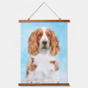 Tapisserie Suspendue Peinture d'espagnol Welsh Springer - Art original