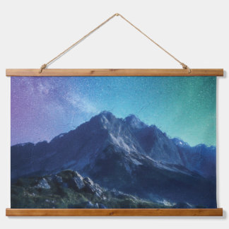 Tapisserie Suspendue Peinture du paysage de montagne