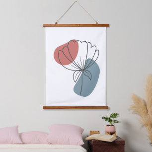 Tapisserie Suspendue Peinture murale Abstraite minimaliste
