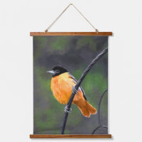 Peinture Oriole - Art Oiseau Original