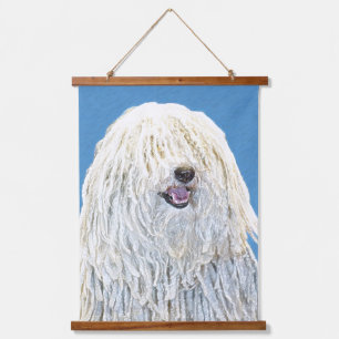 Tapisserie Suspendue Peinture Puli - Cute Original Chien Art