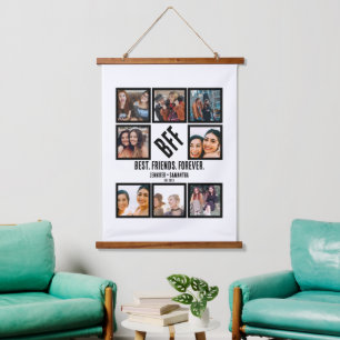 Tapisserie Suspendue Personnalisé Meilleurs amis pour toujours BFF 8 Co