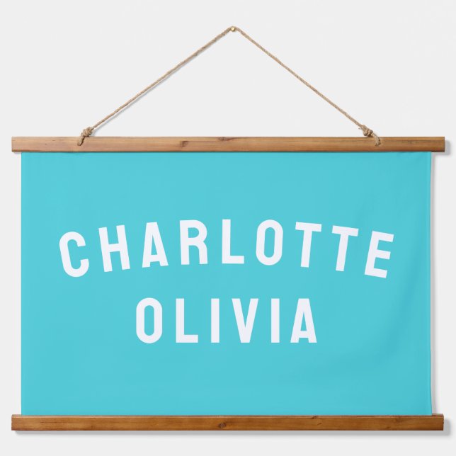 Tapisserie Suspendue Personnalisé Nom de la fille Personalized Daughter (Devant)