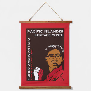 Tapisserie Suspendue Philip Vera Cruz Pacific Islander Heritage Mois