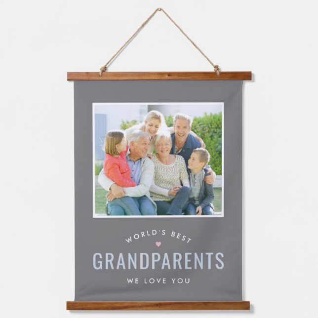 Tapisserie Suspendue Photo Cadeau Personnalisé Simply Love Tapestry (Recto)