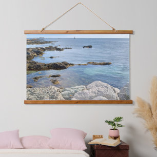 Tapisserie Suspendue Photo d'une rive d'océan bleu, beauté extérieure d