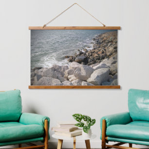 Tapisserie Suspendue Photo Rocky Ocean Shore