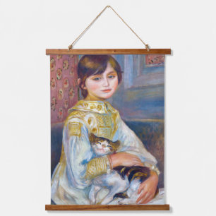 Tapisserie Suspendue Pierre-Auguste Renoir - Enfant avec chat