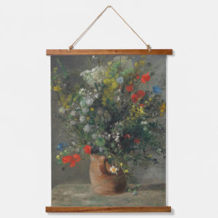 Tapisserie Suspendue Pierre-Auguste Renoir - Fleurs dans un Vase 1866