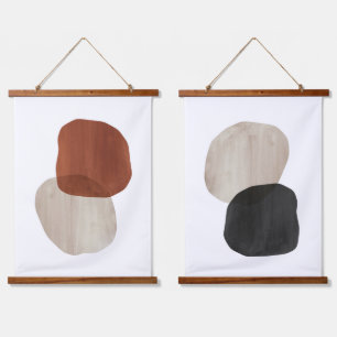 Tapisserie Suspendue pierres Abstraites
