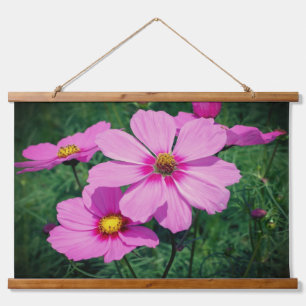 Tapisserie Suspendue Pink cosmos Flowers