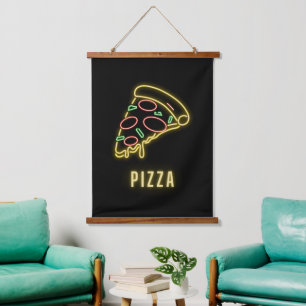 Tapisserie Suspendue Pizza Neon