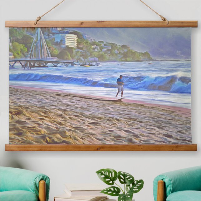 Tapisserie Suspendue Plage de Los Muertos 786 (Créateur téléchargé)