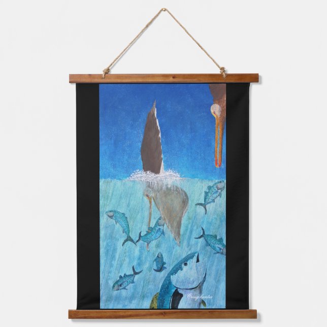 Tapisserie Suspendue Plongée de précision (Recto)