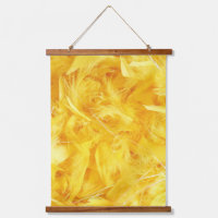 Plumes jaune vif