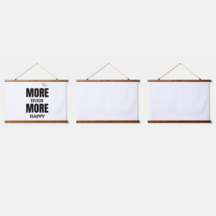 Tapisserie Suspendue Plus de câlins Plus de bonheur Design positif mign