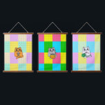 Tapisserie Suspendue Pop Art Kawaii Chat avec Boba Tea, Ramen et Artisa<br><div class="desc">Si vous aimez le thé à bulles,  les nouilles Ramen et l'artisanat,  la couture ou le tricot,  alors c'est un joli trio d'art pour vous !</div>