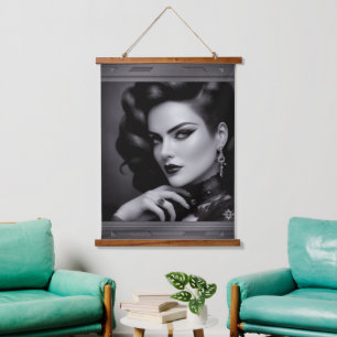 Tapisserie Suspendue Portrait De Spy Kalina Shepard Par Xzendor7