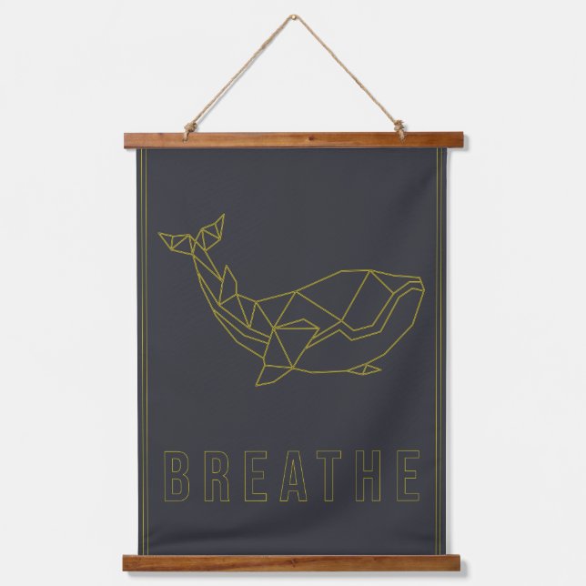 Tapisserie Suspendue Poster d'affirmation de baleine à l'origine pour s (Recto)