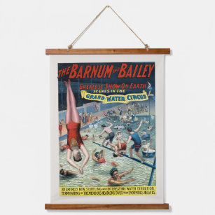 Tapisserie Suspendue Poster vintage Barnum & Bailey Circus