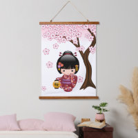 Poupée Sakura Kokeshi - jolie fille japonaise Geis