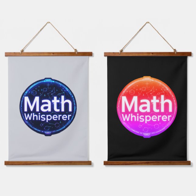 Tapisserie Suspendue Prof de maths chuchoteur de maths (Double)