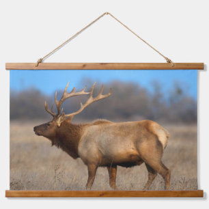 Tapisserie Suspendue Profil d'un Wapiti en Automne