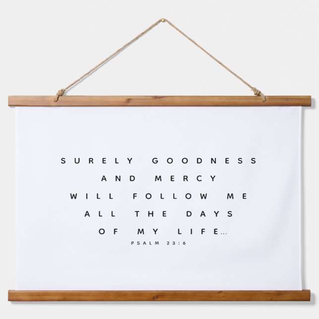 Tapisserie Suspendue Psalm Bible Verse Art Christian (Devant)