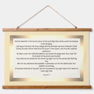 Tapisserie Suspendue Psaume 91:1-7