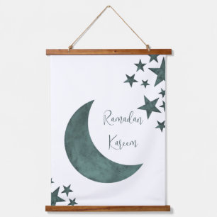 Tapisserie Suspendue Ramadan Kareem croissant Islam moubarak stars