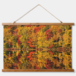 Tapisserie Suspendue Réflexion automnale sur Russell Pond New Hampshi