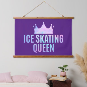 Tapisserie Suspendue Reine du patinage sur glace - Amoureux du patinage