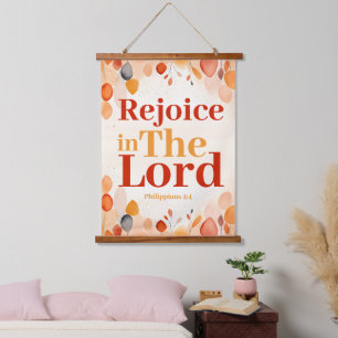 Tapisserie Suspendue Réjouissez-vous dans le mur chrétien Lord Boho