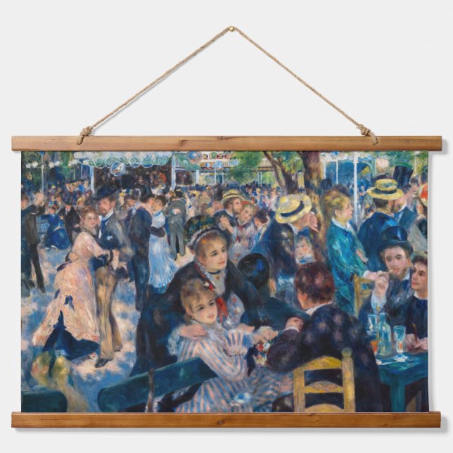 Tapisserie Suspendue Renoir - Danse au Moulin de la Galette (Devant)