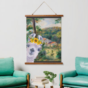 Tapisserie Suspendue Renoir Environs de Briey et Fancy Llama